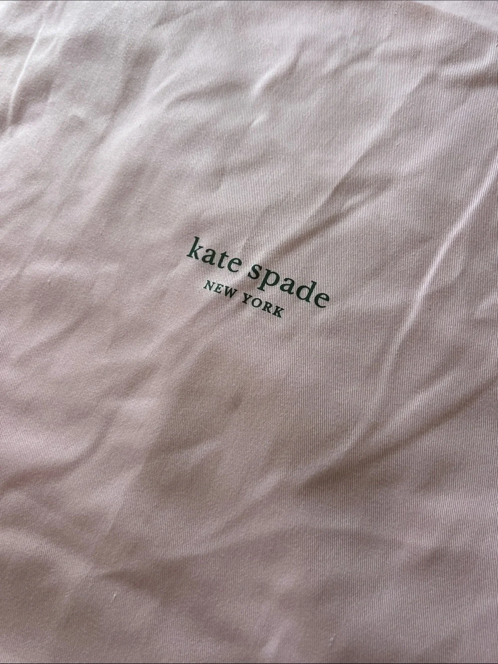 Kate Spade Large pink dust bag 27.5x19.5